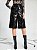 Shorts Femininos Bolso Zíper Simples Glamour Couro Plutônio - Imagem 5