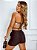 Conjunto Feminino Short Paete e Cropped Corselet em Tule Tomara que Caia - Imagem 2