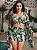 Conjunto de  Biquíni Cordão Tubo Tropical Boho 3 Peças - Imagem 5