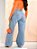 Calça Jeans Rasgados Despojado Tendência Estilosa - Imagem 5