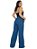Calça Jeans Feminina Wide Leg Com Elástico Na Cintura. - Imagem 4