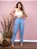 Calças Jeans Elegante com 2 Cinto - Imagem 6