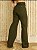 Jeans Calça Wide Leg Premium Verde Militar  Cintura Alta Levanta Bumbum - Imagem 2