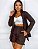 Conjunto Social  Blazer Max e Short Cintura Alta Hot Pants - Imagem 7