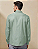 Camisa algodão sólido não trespassado festão bainha curvada - Imagem 4