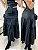 Saia Midi Couro Fake Roberta - Imagem 2