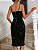 Vestido Cami Split Thigh coxa dividida Lantejoula - Imagem 18