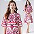 Vestido Lazuri dividido estampa Porcelana - Imagem 6
