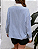 Camisa Impressão Listrada Ombro Caído - Imagem 3