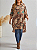 Vestido Camisa Botões estampado completo Emery Rose - Imagem 18