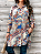 Vestido Camisa Botões estampado completo Emery Rose - Imagem 8