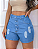 Short Jeans cintura alta Empina Bumbum Botão - Imagem 3