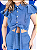 Conjunto Jeans Calça e Cropped com Babado - Imagem 2