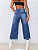 Calça Jeans Pantacourt Desfiada Destroyed - Imagem 3