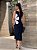 Vestido Midi Flores Recortada - Imagem 2