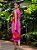Vestido Midi Flores Recortada - Imagem 9