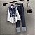 Conjunto Jeans Calça e Camisa manga longa - Imagem 8