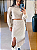Conjunto de Tricot Fio Mousse Blusa e Saia - Imagem 3