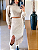 Conjunto de Tricot Fio Mousse Blusa e Saia - Imagem 1