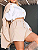 Conjunto Colete Cropped e Shorts Executiva Moderno Santorini - Imagem 17