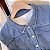 Camisa Jeans Bloco de Cores Emenda - Imagem 4