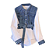 Camisa Jeans Bloco de Cores Emenda - Imagem 3