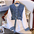Camisa Jeans Bloco de Cores Emenda - Imagem 1