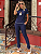 Conjunto Alfaiataria Calça Slim Fit e Blusa Manga Curta com Detalhes - Imagem 7