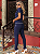 Conjunto Alfaiataria Calça Slim Fit e Blusa Manga Curta com Detalhes - Imagem 8