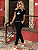 Conjunto Alfaiataria Calça Slim Fit e Blusa Manga Curta com Detalhes - Imagem 1