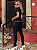 Conjunto Alfaiataria Calça Slim Fit e Blusa Manga Curta com Detalhes - Imagem 3