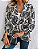 Blazer Elegante Manga longa estampa Paisley - Imagem 6