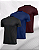 Kit 3 Camiseta Masculina Dry Fit Slim Fit Manga Curta Proteção UV - Imagem 6