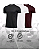 Kit 3 Camiseta Masculina Dry Fit Slim Fit Manga Curta Proteção UV - Imagem 5