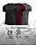 Kit 3 Camiseta Masculina Dry Fit Slim Fit Manga Curta Proteção UV - Imagem 3