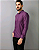 Camisa Social lisa detalhes punhos Microfibra não Amassa - Imagem 15