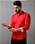 Camisa Social lisa detalhes punhos Microfibra não Amassa - Imagem 10