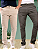 Kit 2 Calça Masculina Sarja Slim Fit C/ Lycra Elastano - Imagem 1