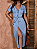 Vestido Casual Jeans Botões Frontais - Imagem 1