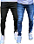 Kit 2 Calça Jeans Masculina Skinny Com Lycra Elastano - Imagem 5