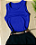 Conjunto 2 peças Regata canelada + Short Alfaiataria com cinto - Imagem 2