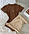 Conjunto 2 peças Body e Short com cinto - Imagem 8