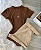 Conjunto 2 peças Body e Short com cinto - Imagem 7