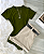 Conjunto 2 peças Body e Short com cinto - Imagem 2