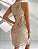 Vestido Allurite sem mangas Floral com Lantejoulas - Imagem 9