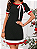 Vestido Bodycon Colarinho Assimétrico E Blocos De Cores - Imagem 11
