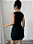 Vestido Casual Preto e Branco Modelo A-Line, - Imagem 3