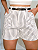 Short de Alfaiataria Listrado com Cinto - Imagem 1