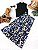 Conjunto Top Regata de Gola e Saia com Estampa Botânica - Imagem 2