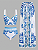 Conjunto Bikini com Saída Estampa completo - Imagem 1